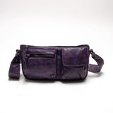 Wade Leather Sling - Plum