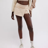 Hot Shot Mini Skort - Cappuccino
