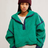 Mountain High 1/2 Zip - Green Glow