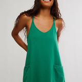 Hot Shot Mini Dress - Green Glow