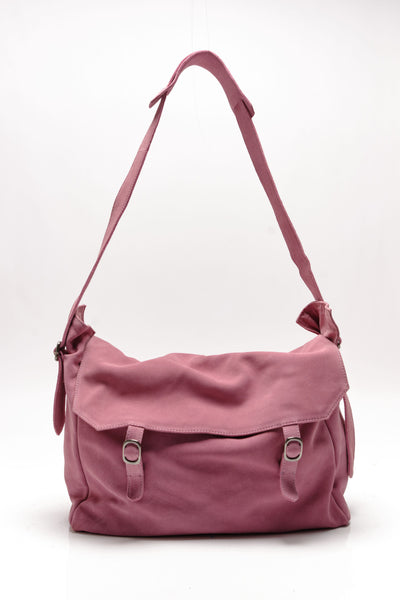 Zahara Suede Messenger - Orchid