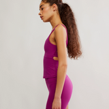 Never Better Long Tank - Deep Mulberry