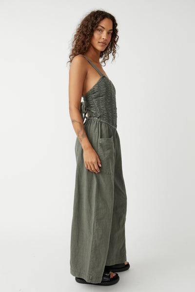 Forever Always Ruched One Jumpsuit