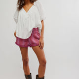 Sunray Babydoll Blouse