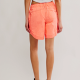In the Wild Long Short - Neon Coral