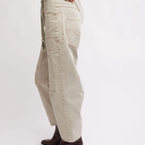 Moxie Low Slung Pull On Barrel Jeans