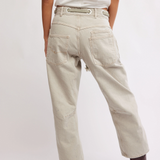 Moxie Low Slung Pull On Barrel Jeans