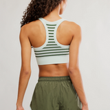 Go to Stripe Bra - Frosty Combo