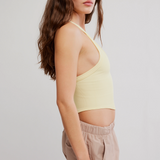 All Clear V Neck Cami - Sunlit Yellow