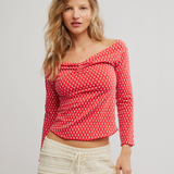 Gia Eyelet Top