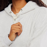 Final Call Hoodie - White Heather Grey