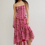 Alejandra Midi - Hot Pink Combo