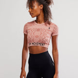 Run the Distance Baby Tee - Petal Combo
