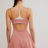 Baseline Tennis Dress - Petal Combo
