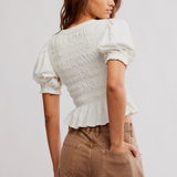 Maxey Knit Top - Ivory