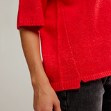 Margot Sweater Tee - Cherry Pop Melange