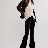 Penny Pull On Velvet - Black