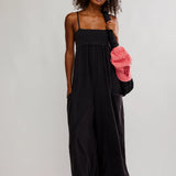 Hot Shot Strappy Onesie 2 - Black