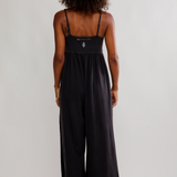 Hot Shot Strappy Onesie 2 - Black