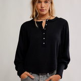 Quinn Knit Top - Black