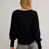 Quinn Knit Top - Black