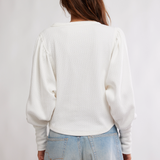 Quinn Knit Top - Ivory
