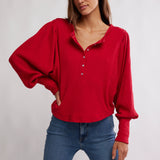 Quinn Knit Top - Salsa