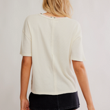 Merry Meowy Tee - Ivory Combo