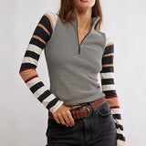 Avery Zip Up - Black Combo