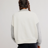 Colorblock Timeless Pullover - Heather Grey