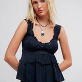 Petal Party Shapeless - Black