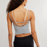 All Clear Coastline Cami - Heather Grey Combo