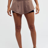 Baseline Tennis Skort - Sandstorm/Black Comb