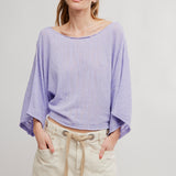 Amber Breeze Sweater - Violet Tune