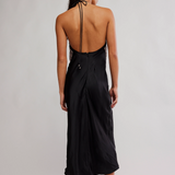 Citrine Midi Dress - Raven Combo