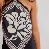 Citrine Midi Dress - Raven Combo