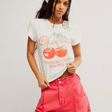 Nova Tee Graphic - Cherry Combo
