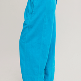Days End Linen Pull On Pants - Hawaiian Ocean