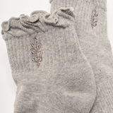 Movement Classic Ruffle Socks - Heather Grey