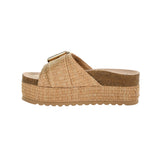 Natural Palm Island Platform Sandal