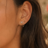 Riley CZ Chain Link Drop Earring Set