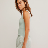 Clean Lines Muscle Cami - Icy Lake