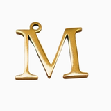 Gold Greek Life "Mu" Charm