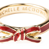 Red Luxe Bow Ring