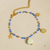 Elowen Shells and Star Beaded Bracelet