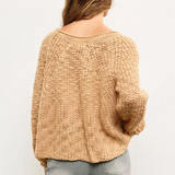Caramel Cloud Knit Sweater