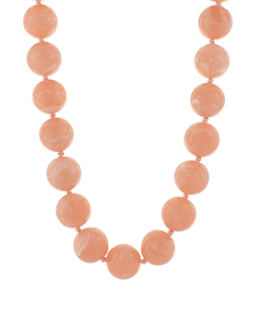 Sunset Marble Bead Necklace
