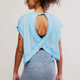 My Time Tee - Bright Blue