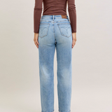 Sunwashed Avenue Straight Jeans