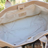 Melissa Tote Bag Tan Quilted LD